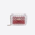 Valentino Transparent PVC Rockstud Spike Medium Chain Bag