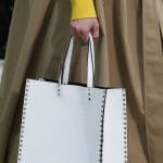 Valentino White Rockstud Tote Bag - Fall 2018