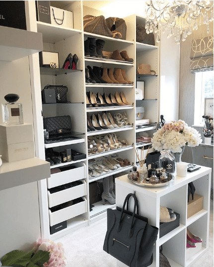 louisvuitton #purse #storage  Wardrobe organisation, Closet space