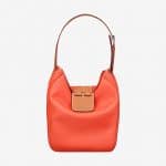 Hermes Orange Poppy Virevolte 24 Bag