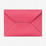 Hermes Rose Lipstick Envelope Clutch Bag