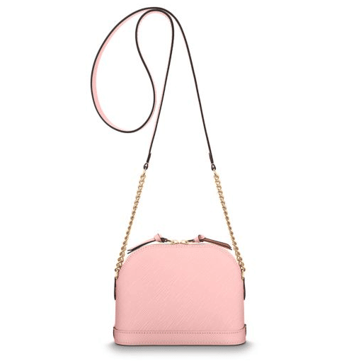 Louis Vuitton Coquelicot EPI Alma Mini Handbag