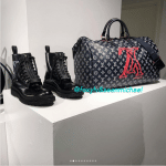 Louis Vuitton Monogram Upside Down Canvas Keepall Bandoulière and Shoes