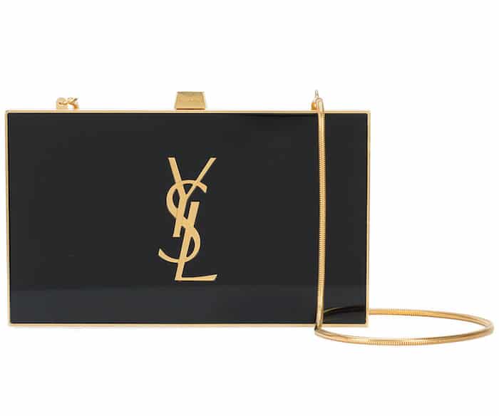 Saint Laurent Tuxedo Box Clutch Bag