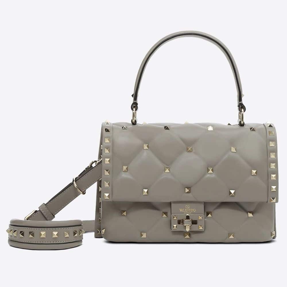 Valentino Red Candystud Top Handle Medium Bag – The Closet