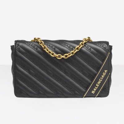 Balenciaga Blanket Chain Wallet