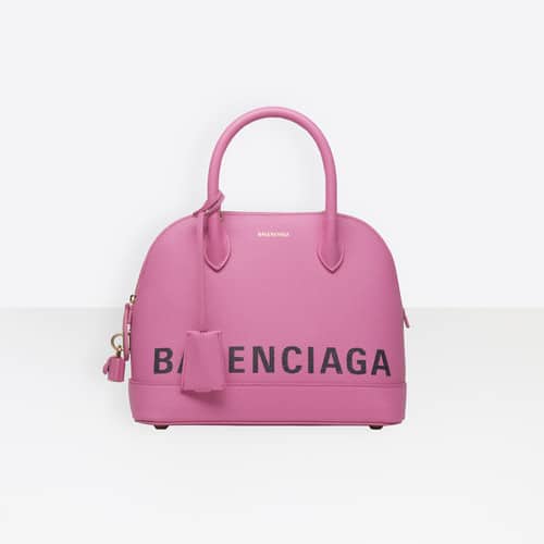 balenciaga pink ville bag