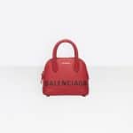 Balenciaga Rouge Coquelicot Ville Top Handle XXS Bag