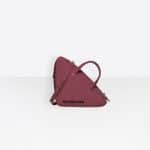 Balenciaga Rouge Grenat Triangle Duffle S Bag