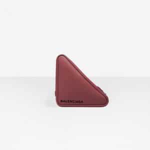 Balenciaga Rouge Grenat Triangle Pouch M Bag
