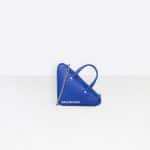 Balenciaga Royal Blue Triangle Duffle XS Chain Bag