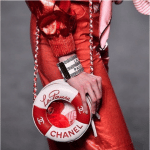 Chanel Red/White Lifebuoy Mini Bag - Cruise 2019