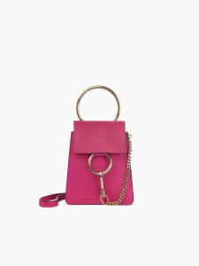 Chloe Pink Faye Bracelet Bag