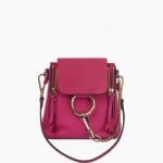 Chloe Pink Faye Mini Backpack Bag