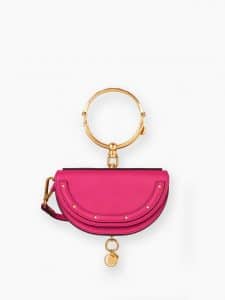 Chloe Pink Nile Minaudière Clutch Bag