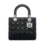 Dior Black Medium Lady Dior Bag