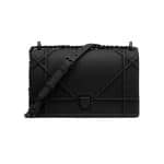 Dior Black Studded Medium Diorama Bag