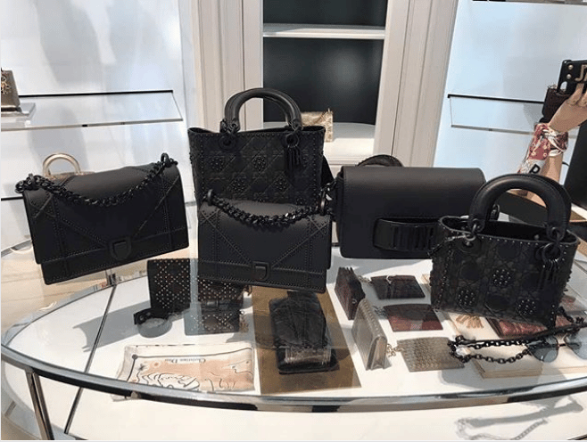 Dior Black on Black Bags