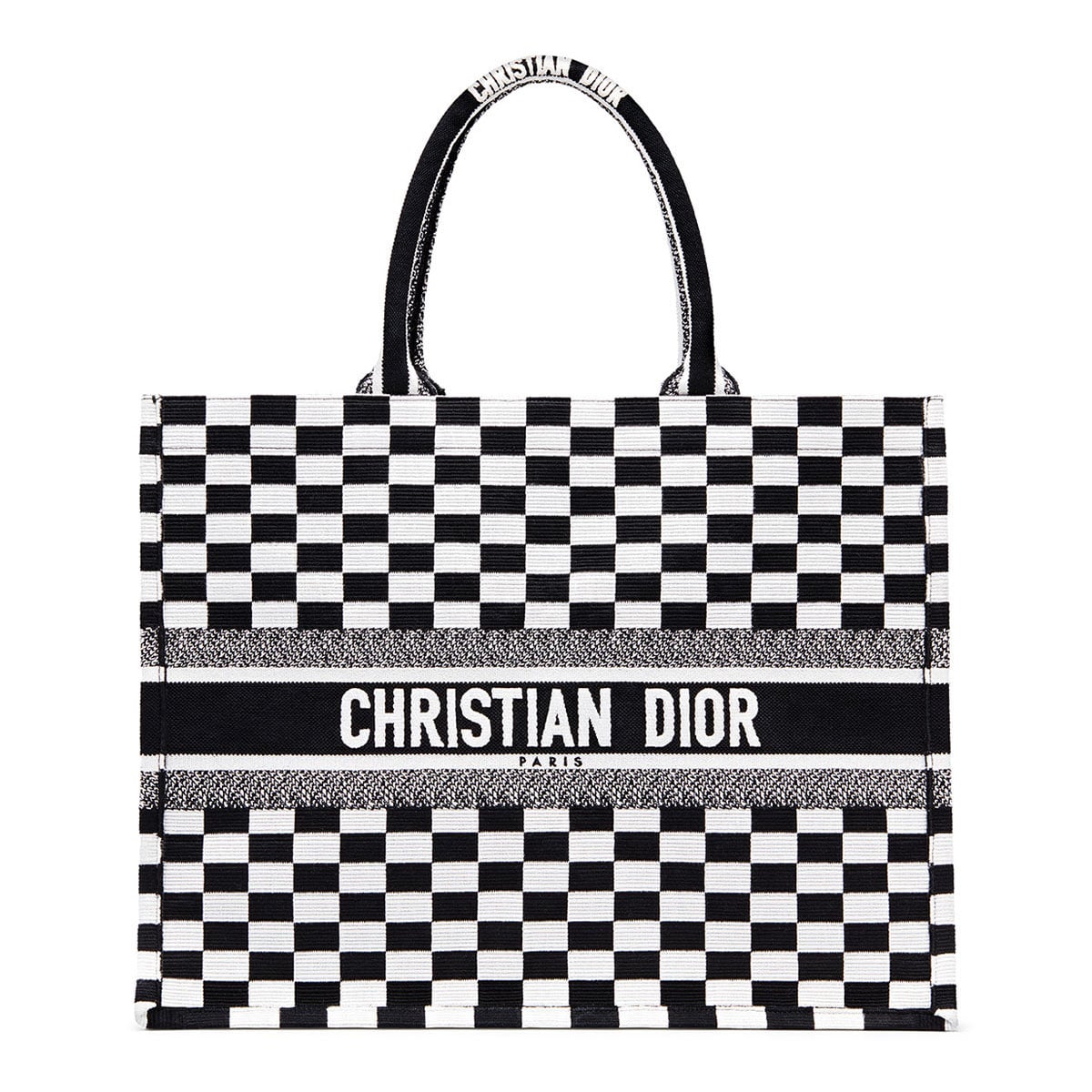 Christian Dior Multicolor Embroidered Canvas Book Tote Mini Q9BHMAGNM5002