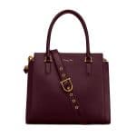 Dior Burgundy 21st Large Shopping Bag