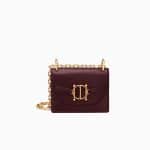 Dior Burgundy Diordirection Flap Bag