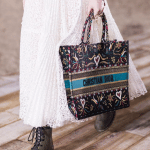 Dior Multicolor Embroidered Book Tote Bag - Cruise 2019