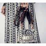Dior White/Black Embroidered J'adior Flap Bag - Cruise 2019