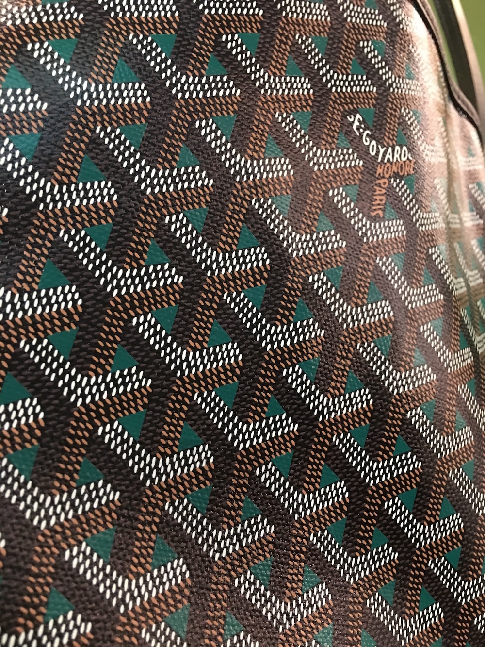 Goyard Green Saint Louis Claire Voie Tote Bag 2