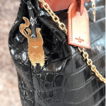 Louis Vuitton Black Crocodile Steamer Bag - Cruise 2019