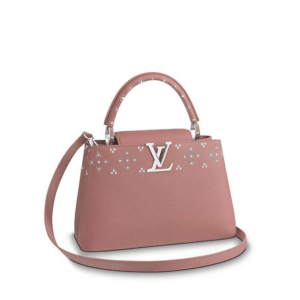 Louis Vuitton Taurillon Leather Sweet Brogues Capucines PM Bag