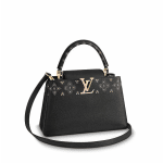 Louis Vuitton Noir Capucines Sweet Brogues PM Bag