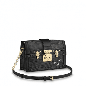 Louis Vuitton Noir Epi Petite Malle Trunk Clutch Bag.png