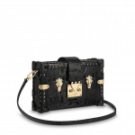 Louis Vuitton Noir Gravity Petite Malle Bag
