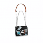 Louis Vuitton Noir Stickers Twist PM Bag