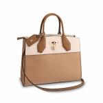 Louis Vuitton Papyrus Creme Sienne City Steamer MM Bag