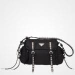 Prada Black Black Nylon Shoulder Bag