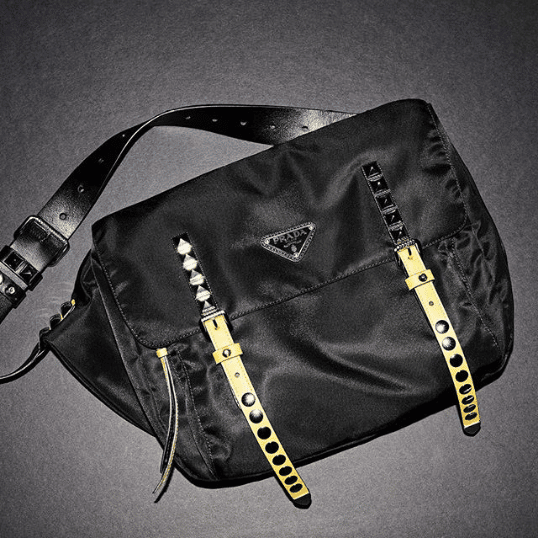 Prada Black Nylon Shoulder Bag 2
