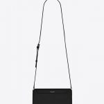 Saint Laurent Black Catherine Satchel Bag