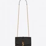 Saint Laurent Black Quilted Medium Sulpice Chain Bag