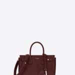 Saint Laurent Dark Red Baby Sac De Jour Souple Bag