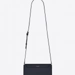 Saint Laurent Navy Blue Catherine Satchel Bag