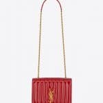 Saint Laurent Red Patent Large Vicky Bag