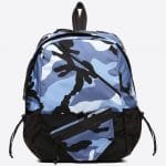 Valentino Pastel Blue Camoushuffle Small Rucksack Bag