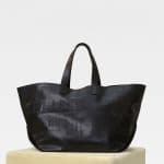 Celine Black Leather Medium Made In Tote Bag