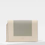 Celine Chalk/Mastic Frame Evening Clutch on Chain Bag