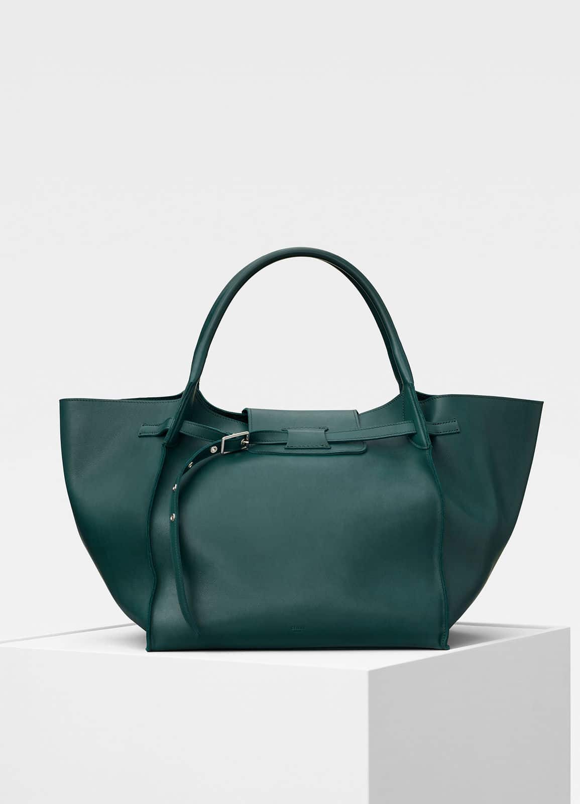 Shop CELINE Triomphe 2022 SS Calfskin Plain Leather Folding