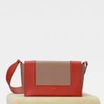 Celine Fox Red/Tan Medium Frame Bag