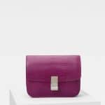 Celine Grape Lizard Medium Classic Box Bag