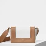 Celine Tan/Optic White Medium Frame Bag