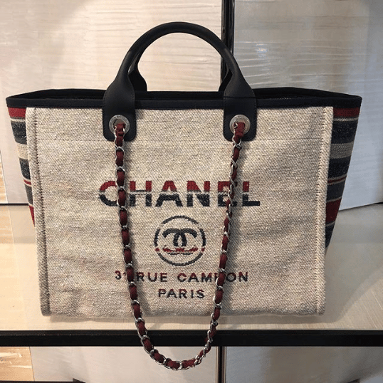 Chanel Deauville Canvas Tote Bag Reference Guide - Spotted Fashion